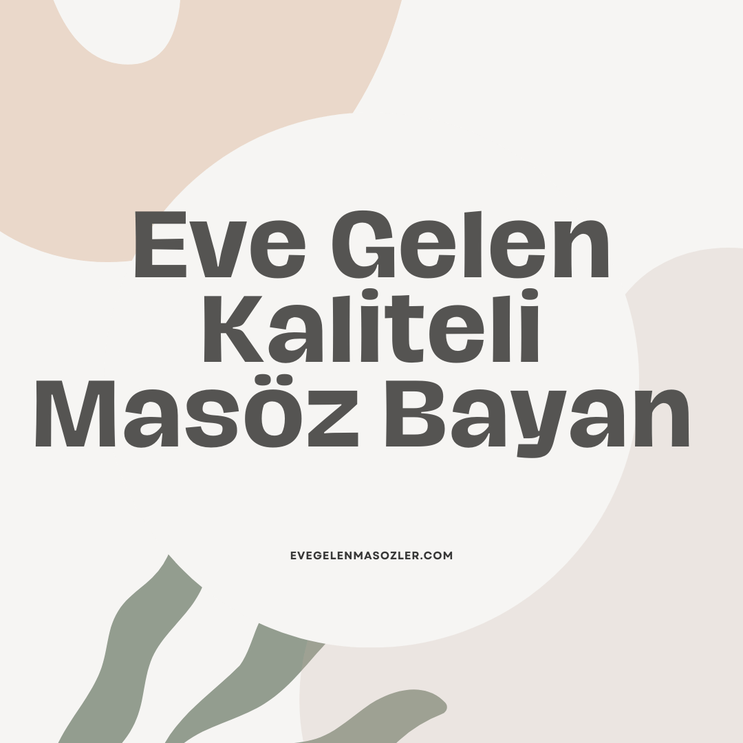 Eve Gelen Kaliteli Masöz Bayan 